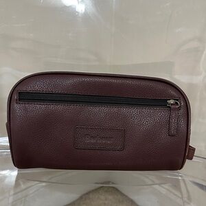 Barbour Leather Wash Bag or Toiletry Bag